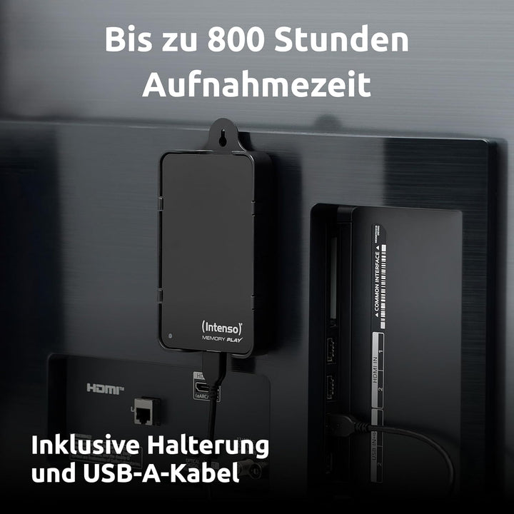Intenso 6021460 Memory Play 1TB externe TV-Festplatte (6,35 cm (2,5 Zoll), 5400rpm, 8MB Cache, USB 3