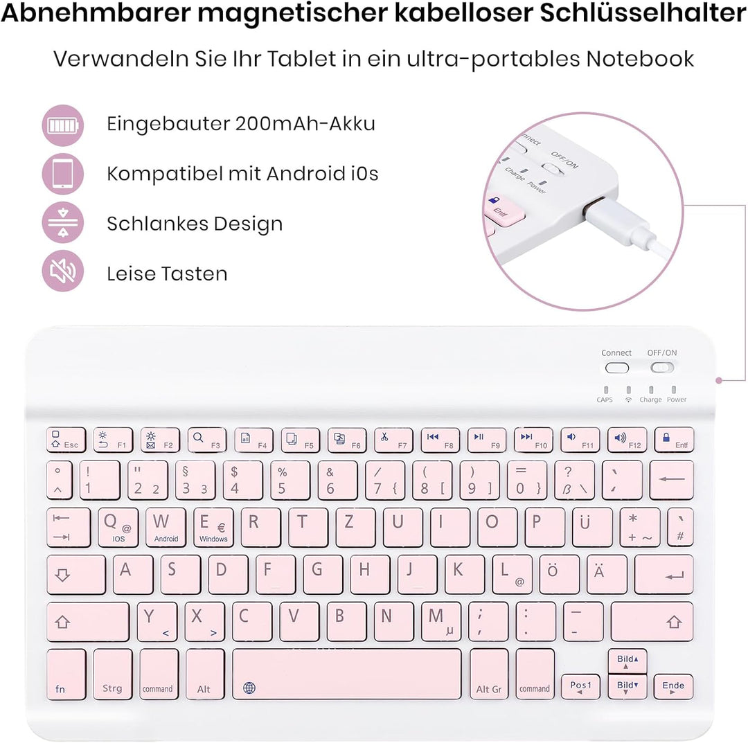 Hülle mit Tastatur für Lenovo Idea Tab 11" 2025 TB-336FU/TB-336ZU, Tastaturs Hülle für Lenovo Idea 1