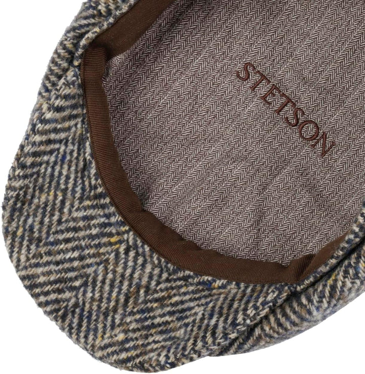 Stetson Hatteras Schildmütze Damen Herren 100% Schurwolle Flatcap mit Baumwollfutter Herbst Winter 5