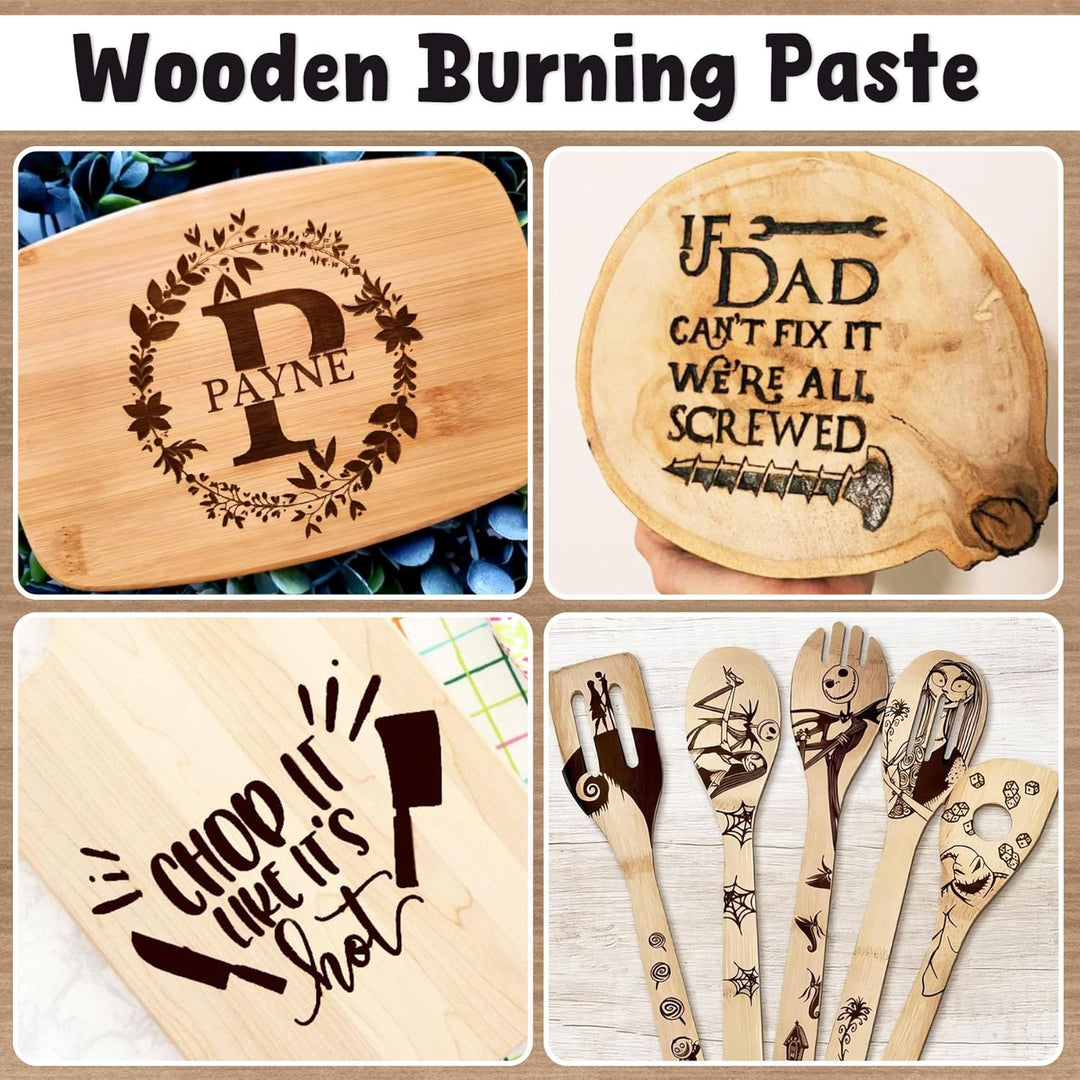 4 OZ holzbrennpaste,Hitze aktiviert Marker Paste für Holz brennen Paste,Erstellen magische Kunst in