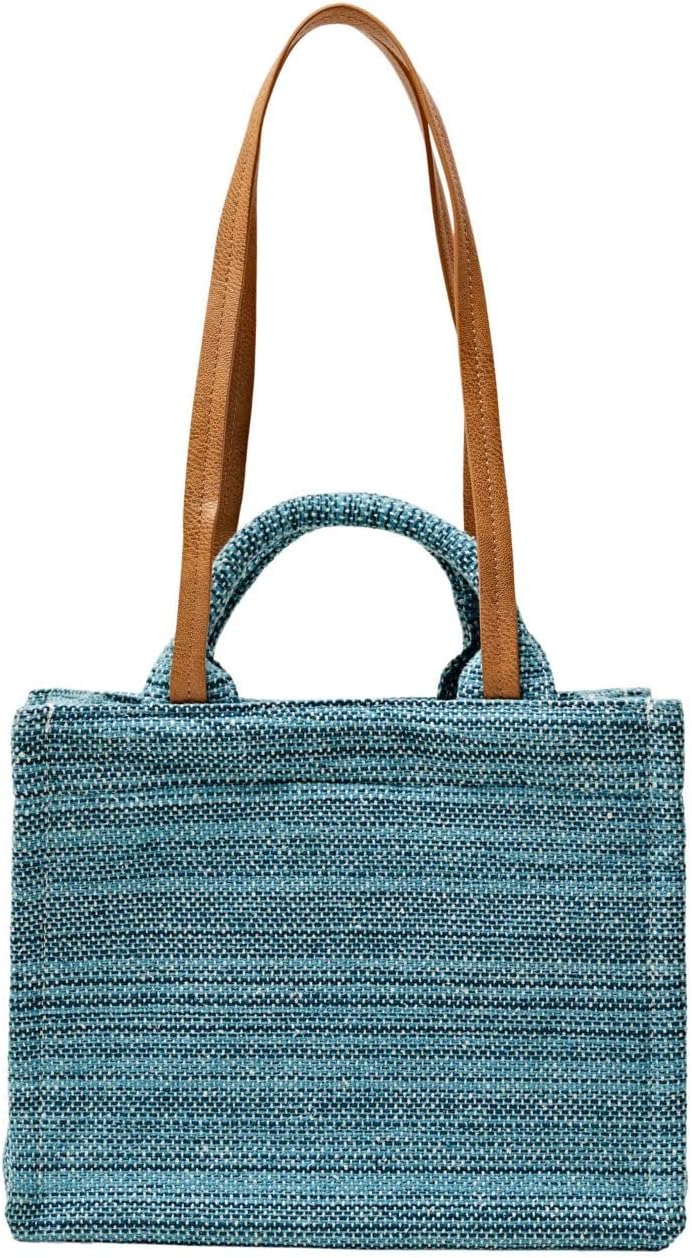 ESPRIT Kleiner Shopper in mehrfarbigem Design 370/Teal Green, 370/Teal Green