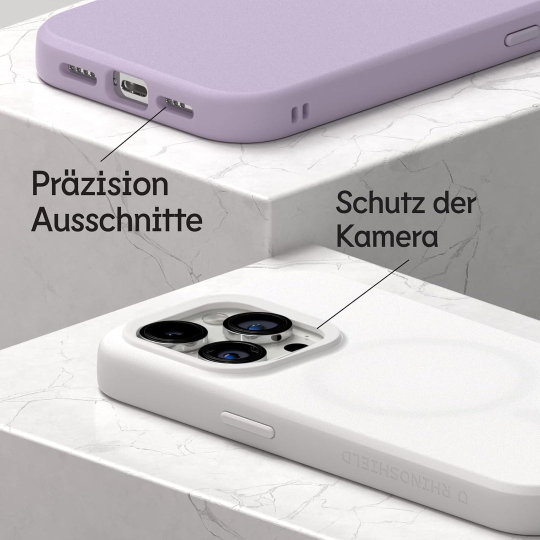RhinoShield Case kompatibel mit [iPhone 13 Pro] | SolidSuit - MagSafe-kompatibel -Stossdämpfende &amp; s