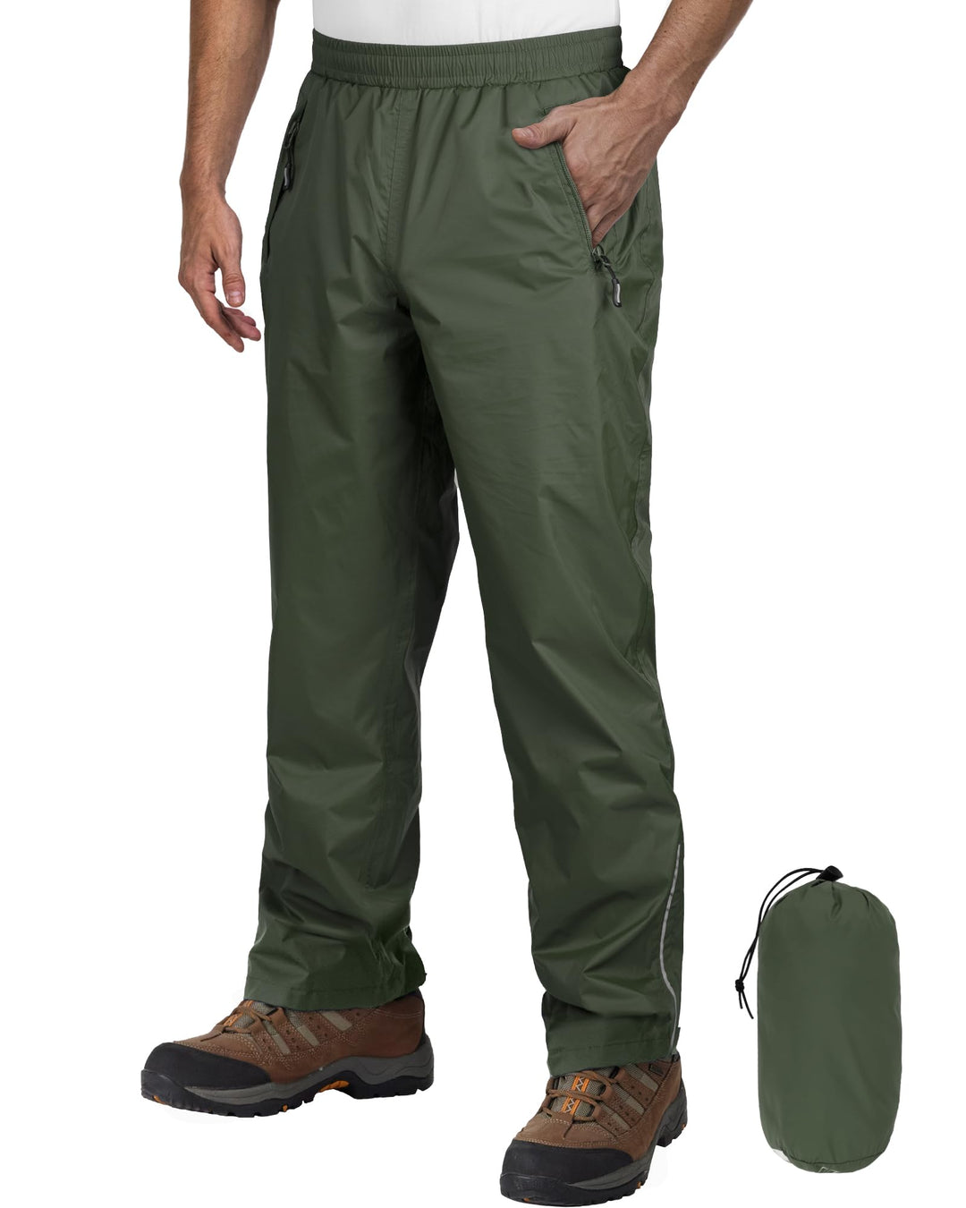 Outdoor Ventures Herren Regenhose Fahrrad Wasserdicht Atmungsaktiv Überziehhose Winddicht Outdoorhos
