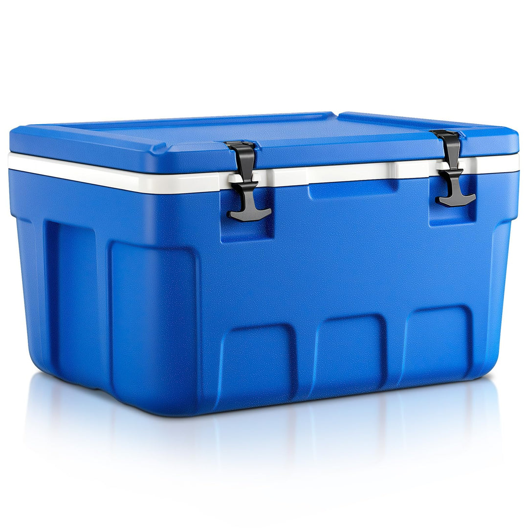 Kühlbox 66 Liter ohne Strom – Tragbare Thermobox hält EIS bis zu 4 Tage kalt, Passive Kühlbox für Ca