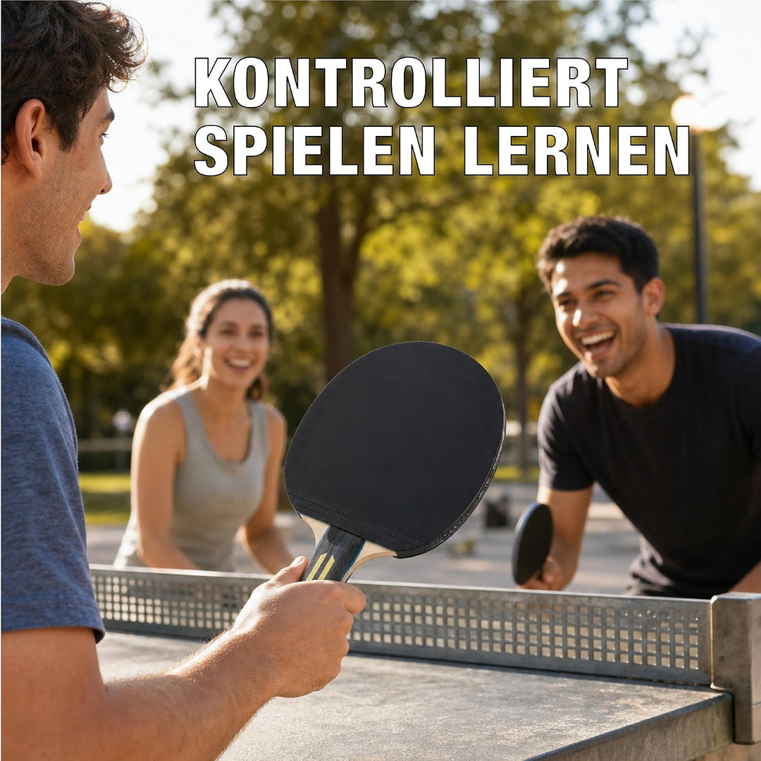 Donic-Schildkröt Tischtennis-Geschenkset Top Team 500, 1 Schläger, 3 Bälle inkl. Schlägerhülle, im B