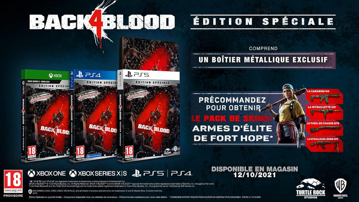 WARNER BROS INTERACTIVE Back 4 Blood - ED Speciale P5 VF, 5051889688259