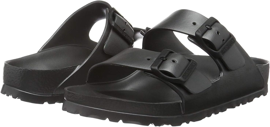 BIRKENSTOCK Herren Arizona Geöltes Leder Weit Pantoletten 42 EU Grau, 42 EU Grau