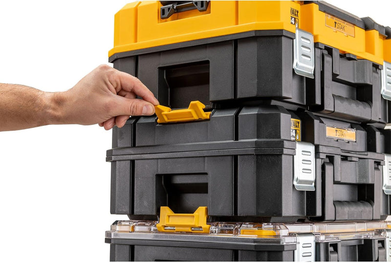 Dewalt TSTAK Organizer DWST82968-1 (spritzwassergeschützt IP54, durchsichtiger, schlagfester Deckel