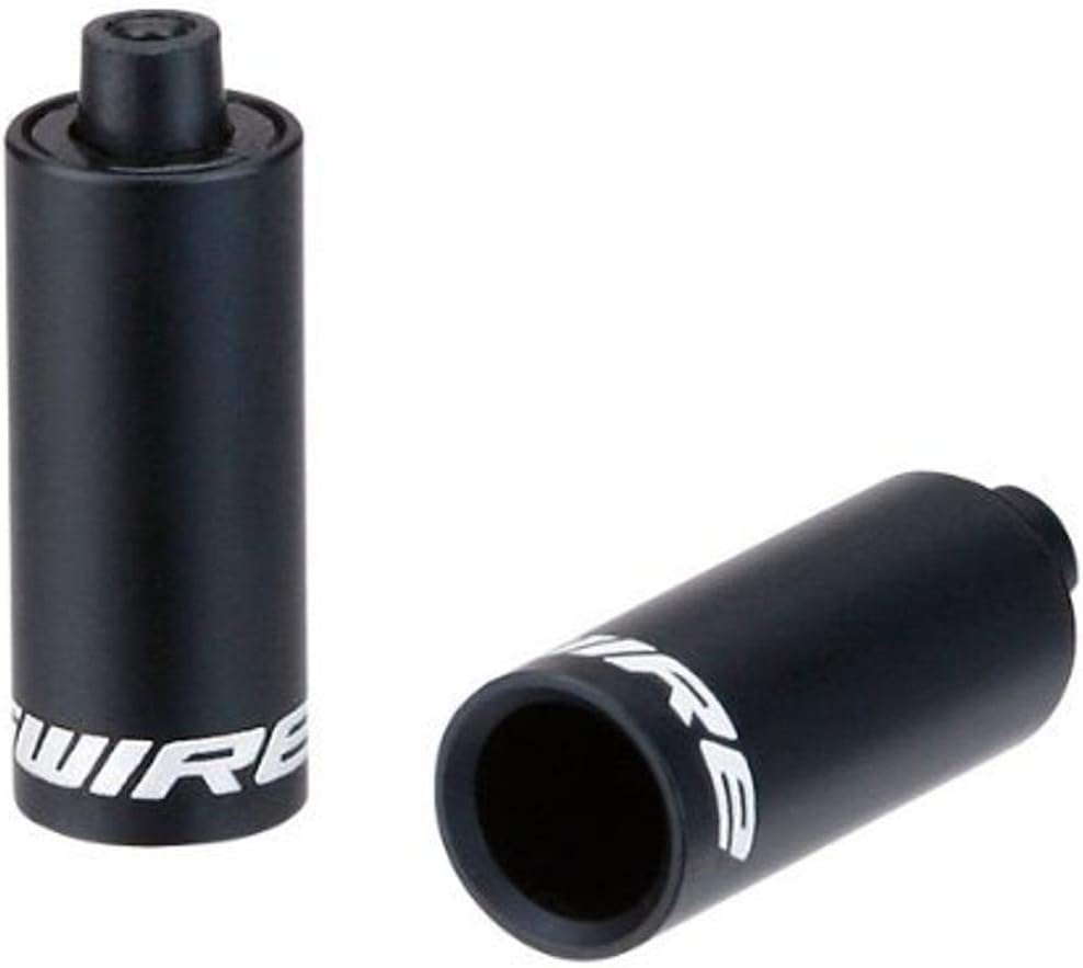 Jagwire Verstärker-Spitze, mit Kappe aus Aluminium, 30-teilig 4,5 mm Schwarz - Schwarz, 4,5 mm Schwa