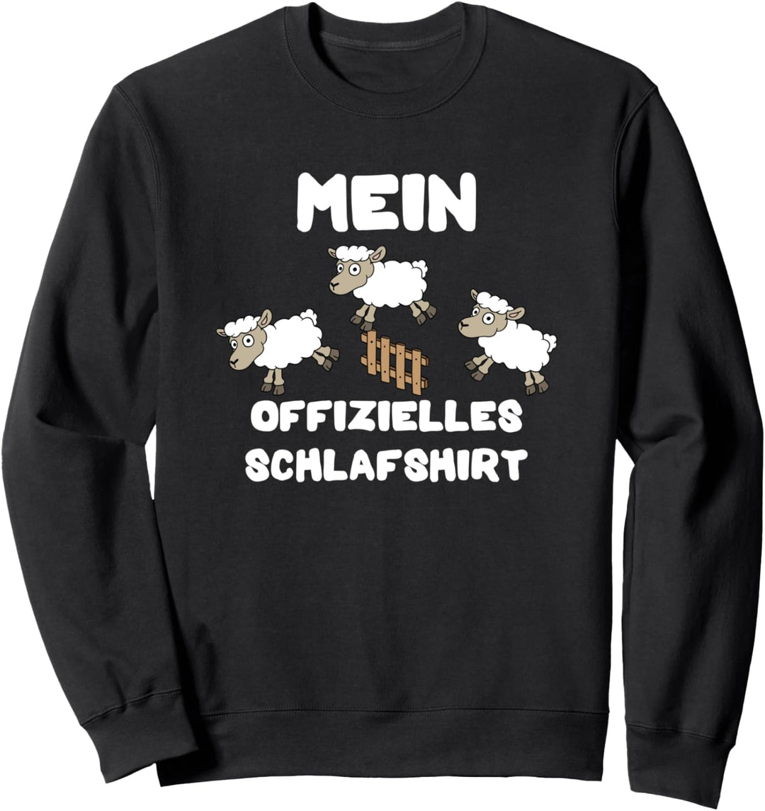 Schafe Schlafshirt Nachthemd Pyjama Schaf Schafe Zählen Sweatshirt