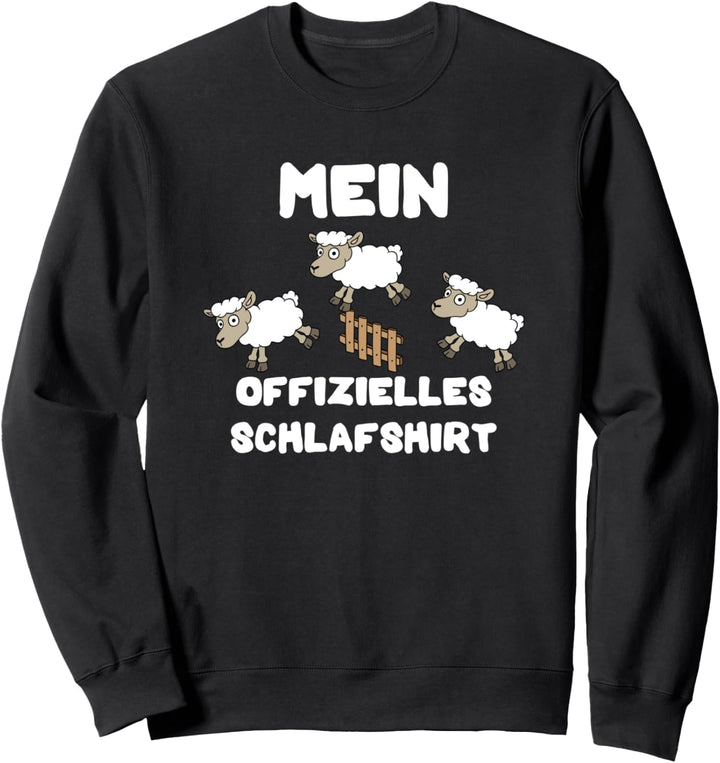 Schafe Schlafshirt Nachthemd Pyjama Schaf Schafe Zählen Sweatshirt