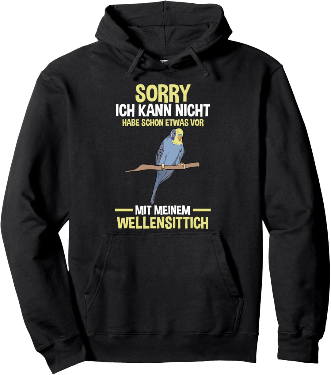 Vogel Wellensittich Pullover Hoodie