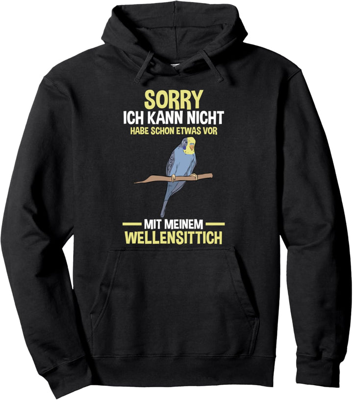 Vogel Wellensittich Pullover Hoodie