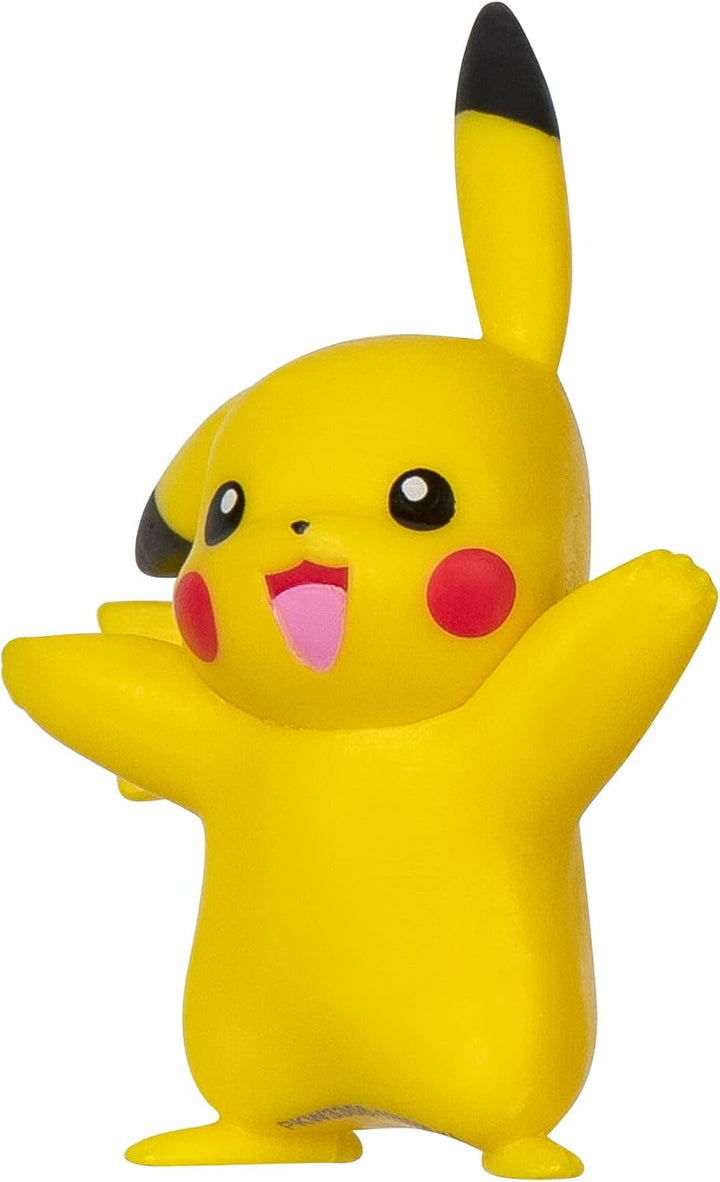Pokémon PKW3358 - Battle Figure Pack - Pikachu & Felori, offizielle detaillierte Figuren, je 5 cm, P