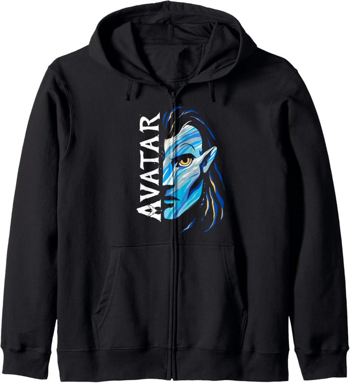 Avatar: The Way of Water Jake Sully Split Avatar Face Kapuzenjacke