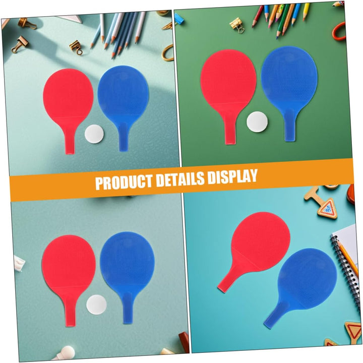 HEMOTON 8 Stück Pong Schläger Mini Tischtennis Tischtennisschläger Tennisschläger Tischtennistrainer