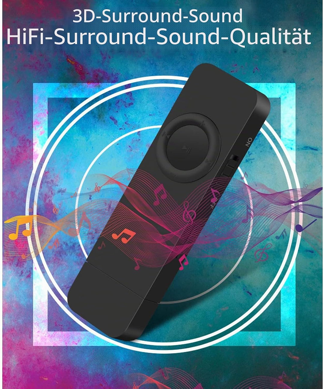 MP3-Player, Verlustfreie Decodierung, Musik-Player, 8 GB Speicher, 64 GB Erweiterbarer USB-Flash-Lau