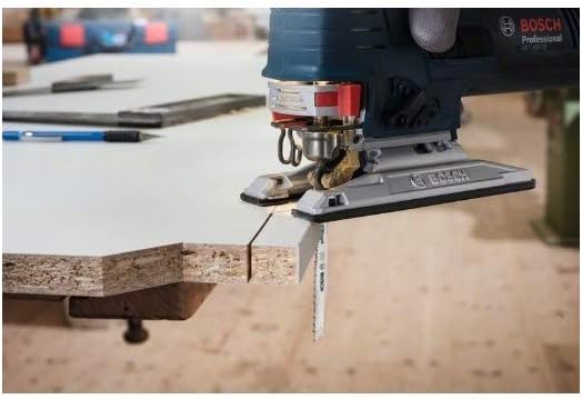 Bosch Professional 100 Stück Stichsägeblatt T 308 BF Extra-Clean for Hard Wood (Hartholz, Zubehör St