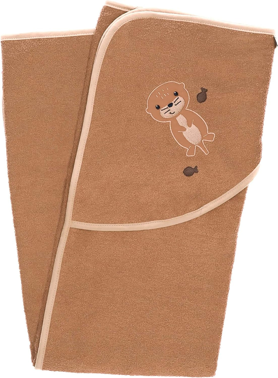 Sterntaler Baby Unisex Badetuch Baby GOTS Otti - Badeponcho Baby, Kapuzenhandtuch, Badehandtuch Kind