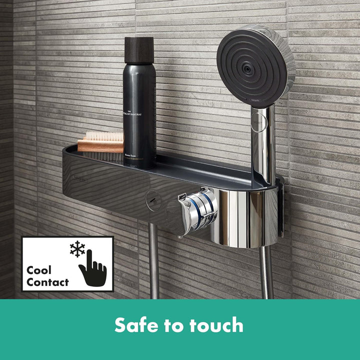 hansgrohe Brausethermostat ShowerTablet Select, Thermostatarmatur Aufputz, Cool Contact Duscharmatur
