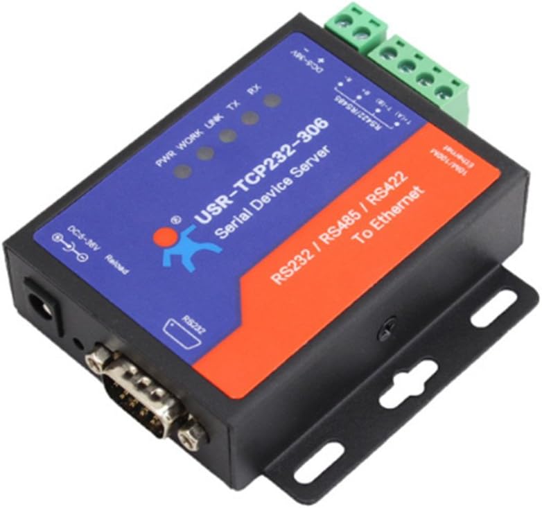 USR-TCP232-306 Seriell zu Ethernet Gerät Seriell RS232/RS485/RS422 zu Ethernet CP/IP Server mit DHCP