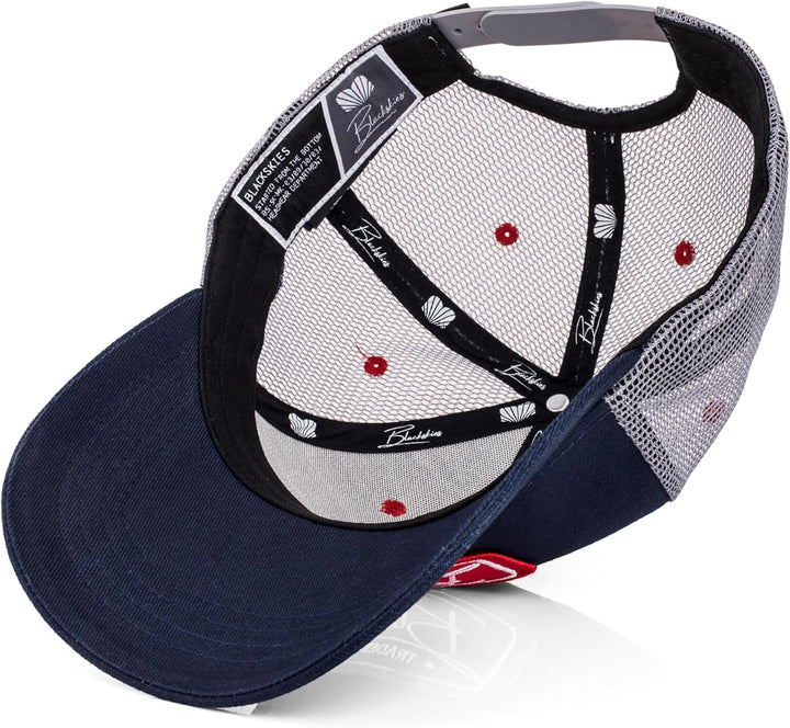 Blackskies® Race Baseball Cap | Herren Damen Premium Trucker Cap | Snapback Schirm Mütze Kappe Basec