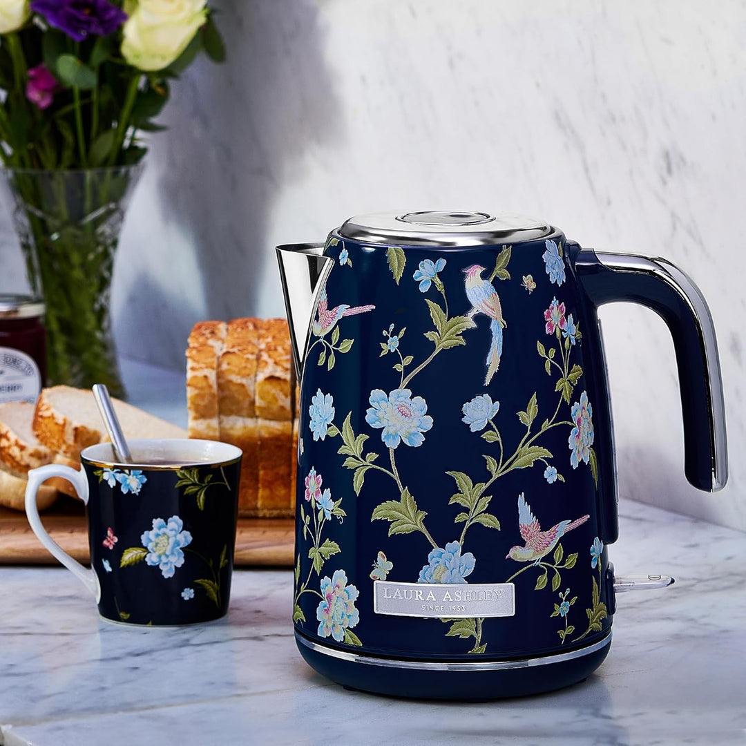 Laura Ashley Toaster und Jug Wasserkocher Set von VQ (Elveden Marine, Elektrischer Wasserkocher und