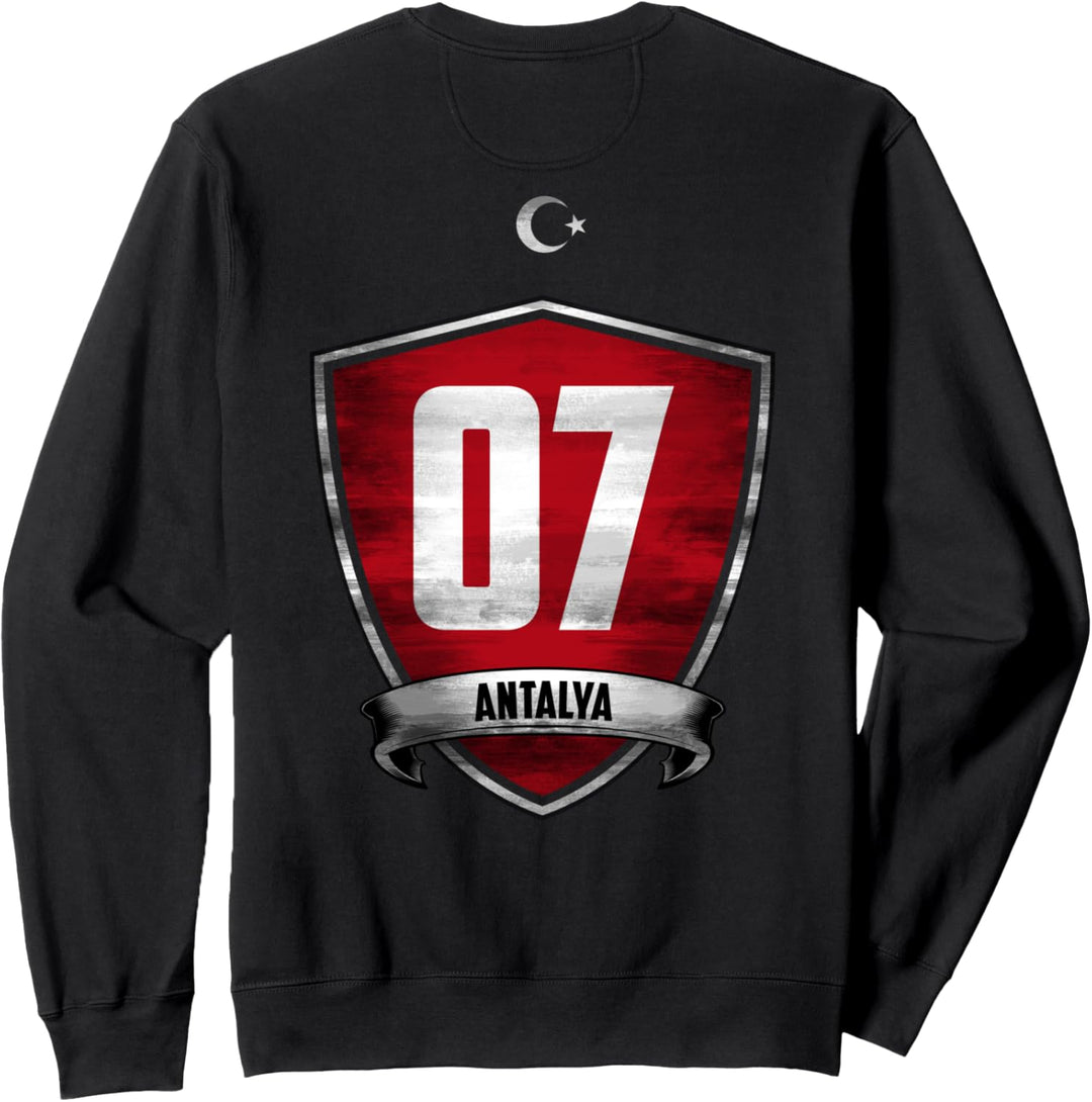 Antalya 07 Memleket Antalyali Türkei Türkiye Geschenk Sweatshirt