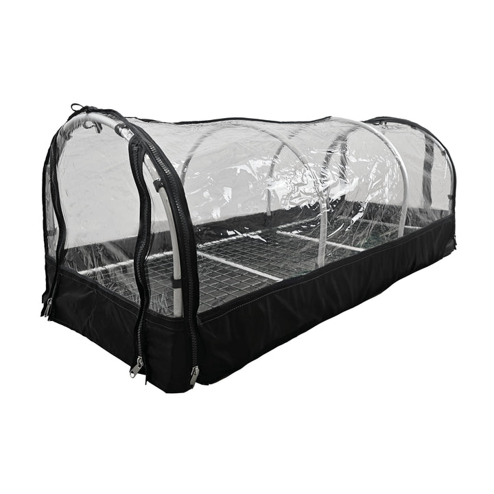 Bio Green XXL Zimmergewächshaus Jumbo | Robustes Aluminium-Rahmengestell | Anzuchtkasten L 130 x B 6