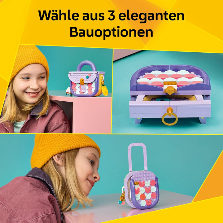 LEGO Creator 3-in-1-Set Modische Tasche mit Staufach - Modellbau mit 3 Bauoptionen: Handtasche, Koff