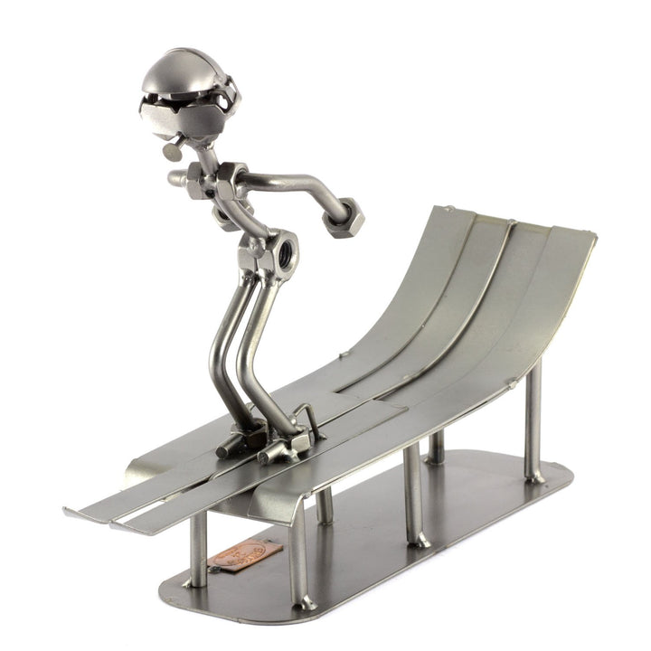 Steelman24 I Schraubenmännchen Ski-Springer I Made in Germany I Handarbeit I Geschenkidee I Stahlfig