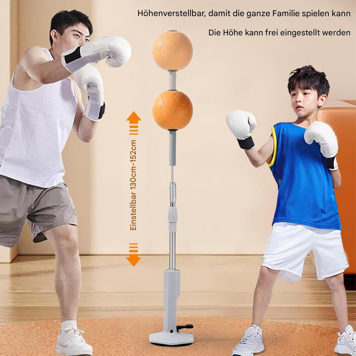 freistehende Reflex -Bag -Kit - Speed Boxing Stehbeutel | Einstellbare Höhe starker Saugboxer Sac