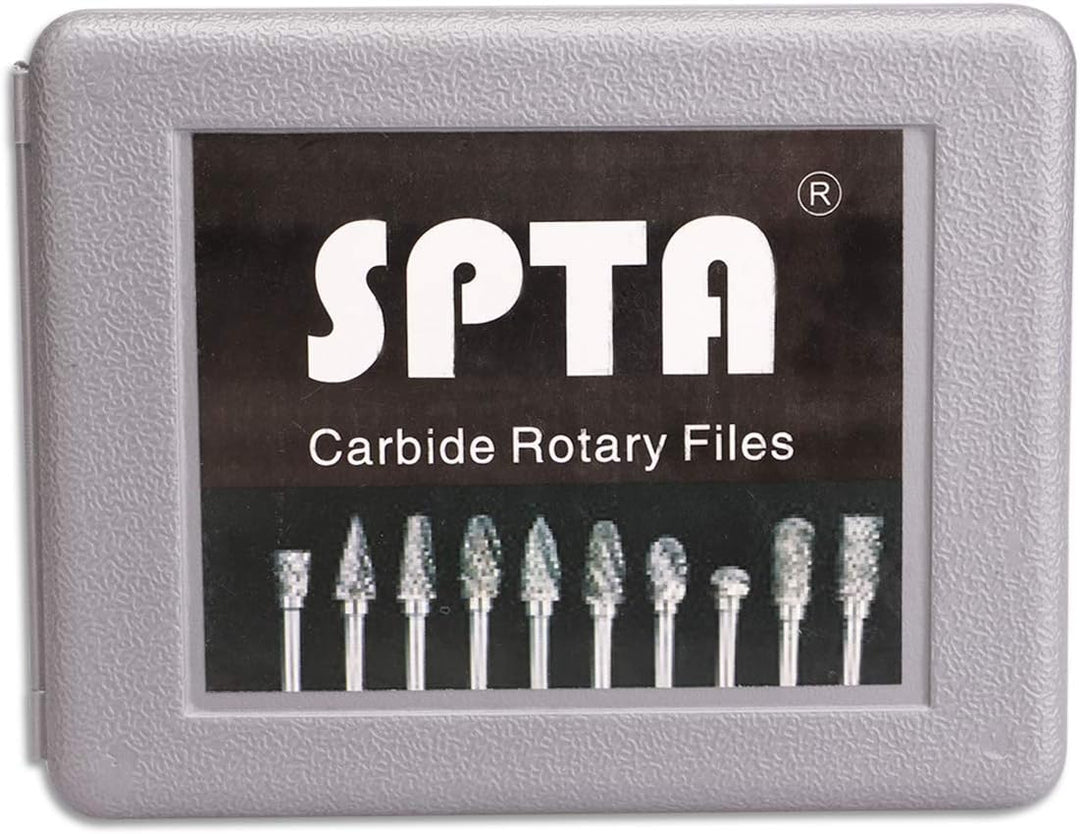 Wolframstahl Fräser, SPTA 5-Teilig Frässtifte 6mm Schaft Bit zum Holz Metall Marmor schnitzen, schle