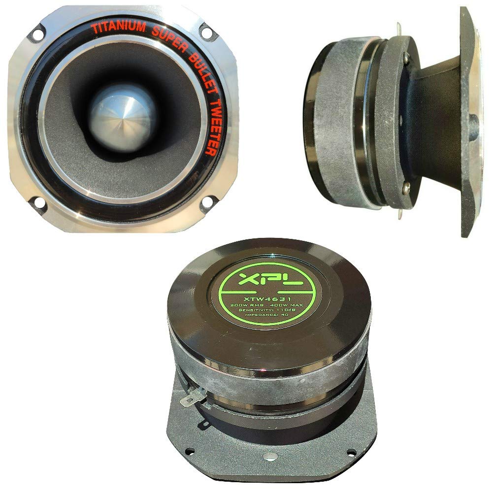 XPL XTW4631 super-hochtöner-Treiber 10,1 x 10,1 cm 200 watt rms 400 watt max empfindlichkeit 110 db