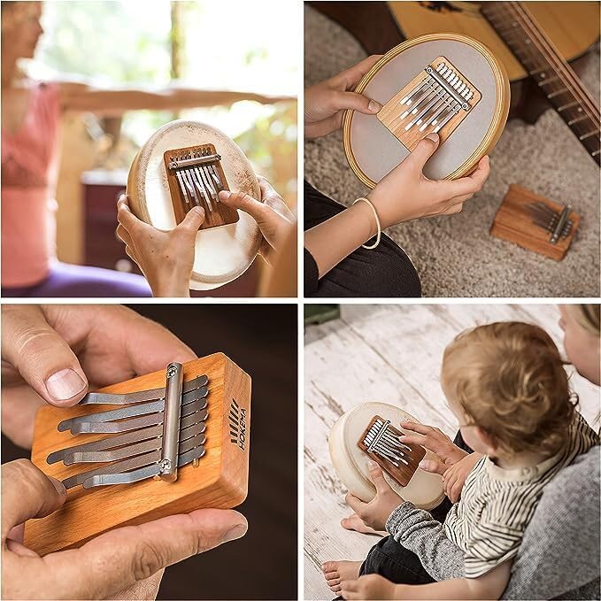 HOKEMA Kalimba B17 Mini - Nachhaltig in Deutschland produziertes Musikinstrument - Finger Piano mit