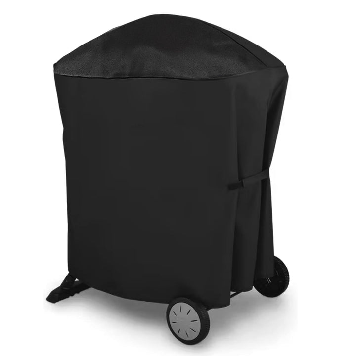 WELL GRILL Grillabdeckung Wetterfest für Weber Q100/Q1000/Q200/Q2000 Serie mit tragbarem Wagen, 7113