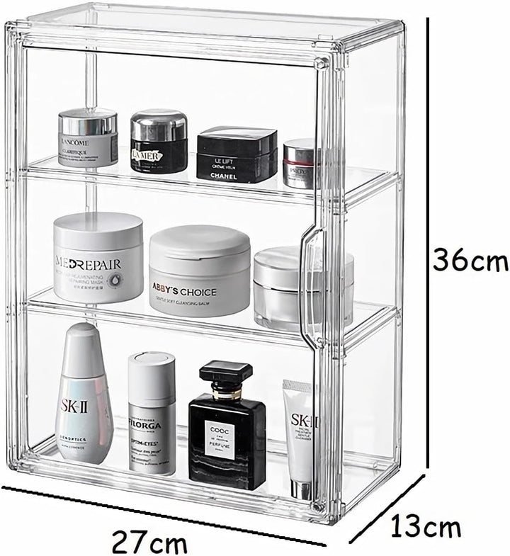 Siyecioa Schaukasten Vitrine, Acryl Vitrine, Glasvitrine, Vitrine Klein mit Tür Für Action Figuren S