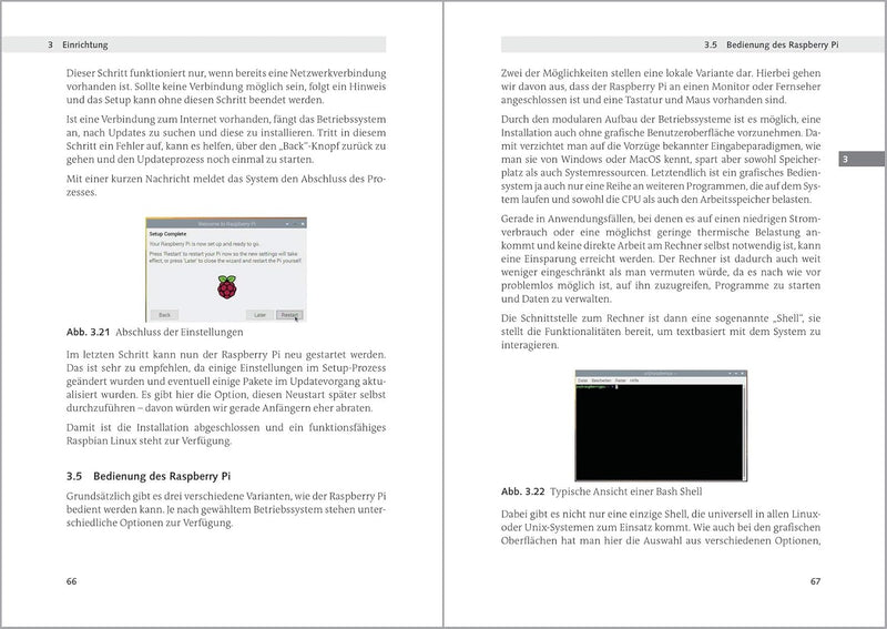 Raspberry Pi: Kompendium: Linux, Programmierung und Projekte, Taschenbuch