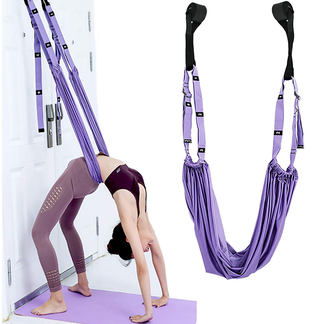 fuxunamz Yogagurt Beinstretcher Stretching Band Dehnungsband - Yoga Gurte aus Polyester Baumwolle, I