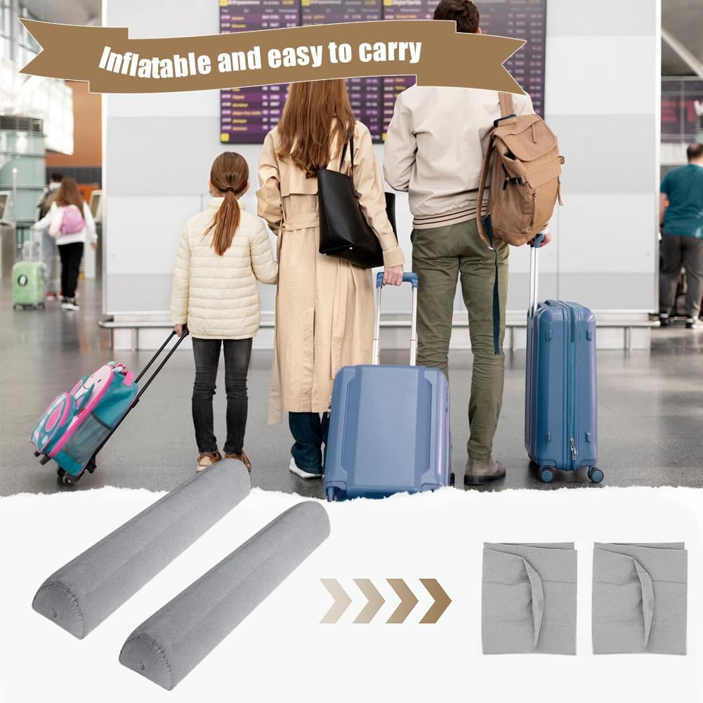 2er Pack Rausfallschutz Bett Reise Aufblasbar, 130CM Tragbares Faltbares Bettgitter Rausfallschutz A