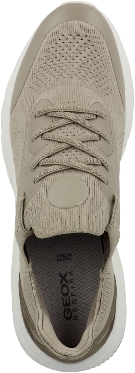 Geox Mädchen D Spherica Actif Sneaker 41 EU Sand, 41 EU Sand