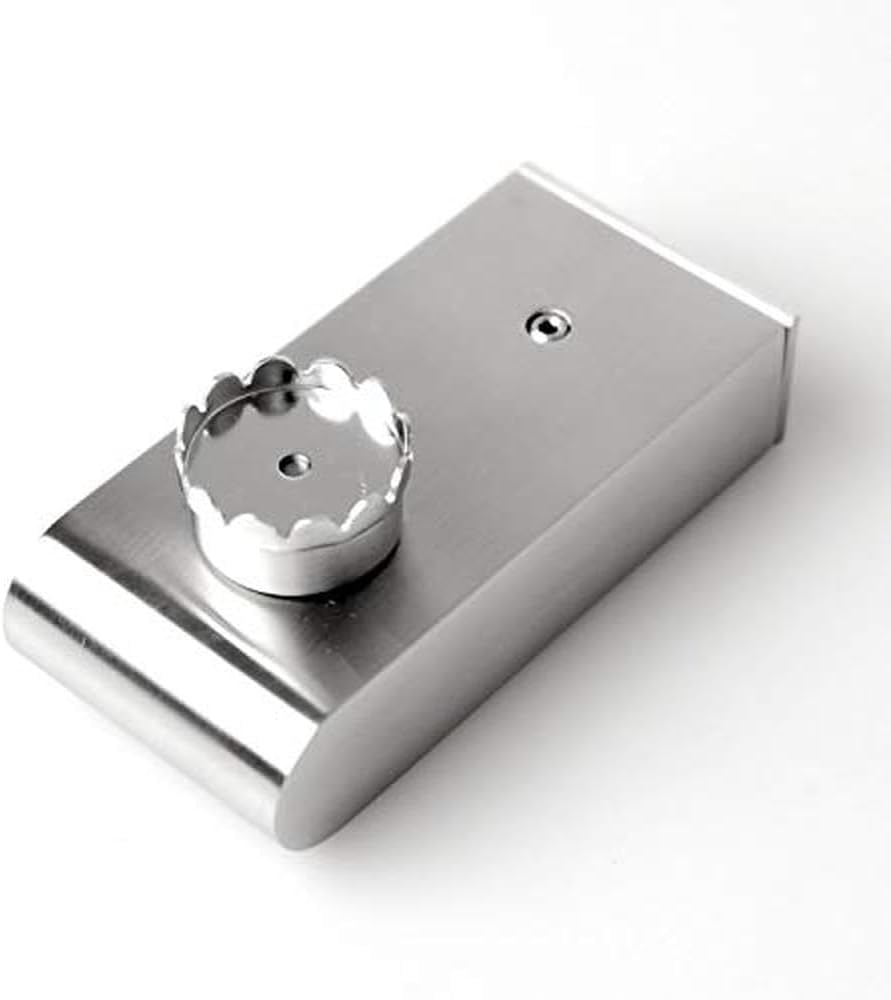 ZACK Stainless Steel ATORE JABONERA MAGNÉTICA, Ceramic, Silberfarben metallisch, 1.58" x 1.38" x 3.3
