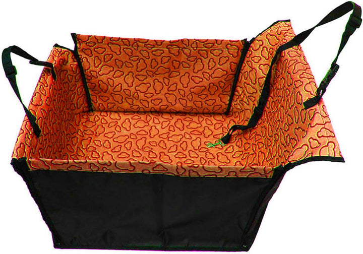 Riloer Car Boot Sitzbezug Pet Dog Cat SUV/LKW Protector Liner Mat Oxford wasserdicht Orange, Orange