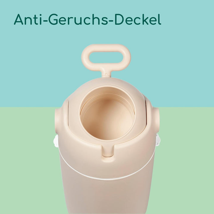 Bebeconfort geruchsdichter Windeleimer Grösse M, Windeleimer, Deckel geruchsdicht, für alle Müllbeut
