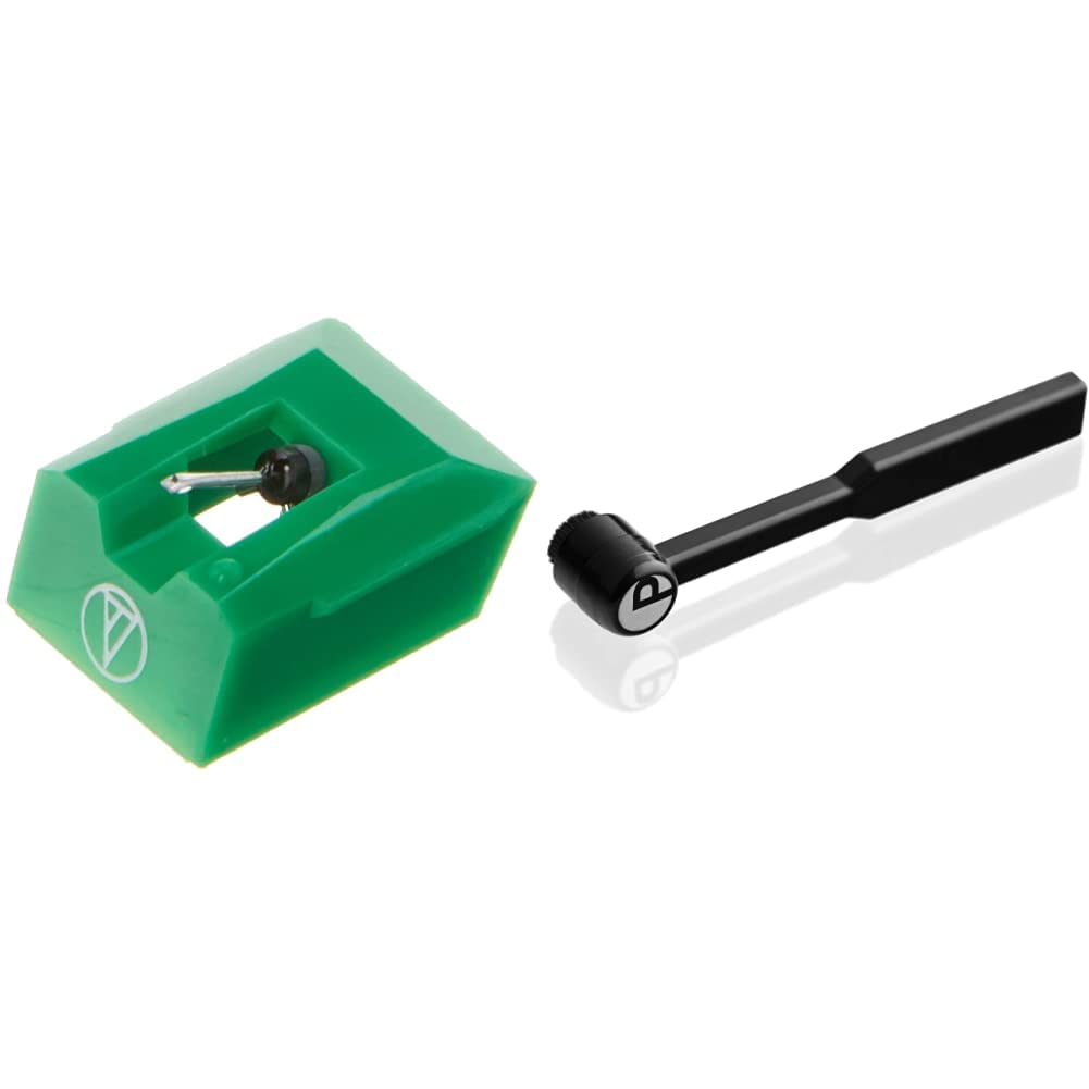 Seki Audio Technica ATN 95 E Nadel für at 95 E - Original, grün & Pro-Ject Clean it Karbonfaser Nade