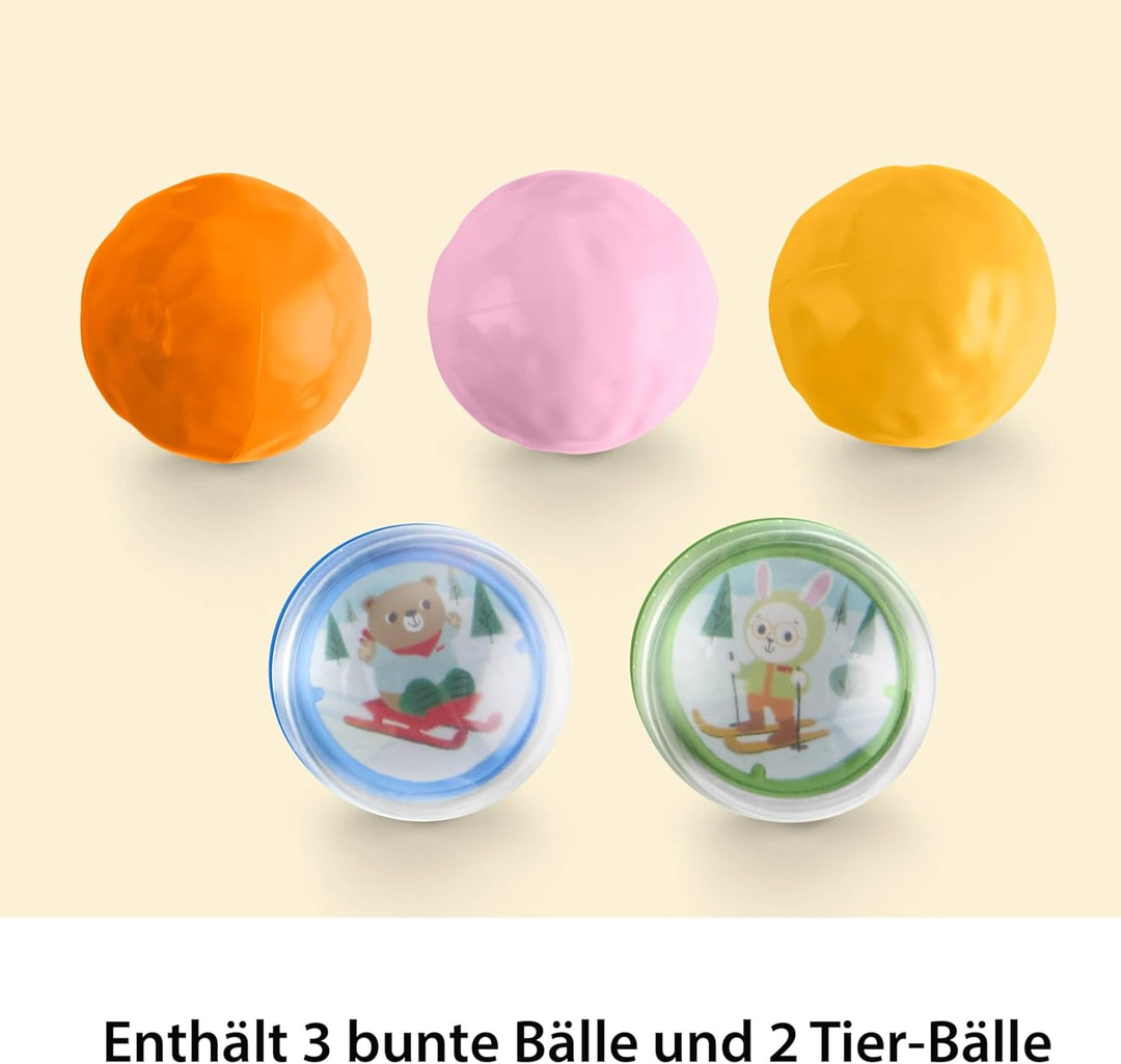 Fisher-Price Babyspielzeug Camping-Freunde Kullerberg, Aktivitätsspielzeug zum Hinterherkrabbeln für