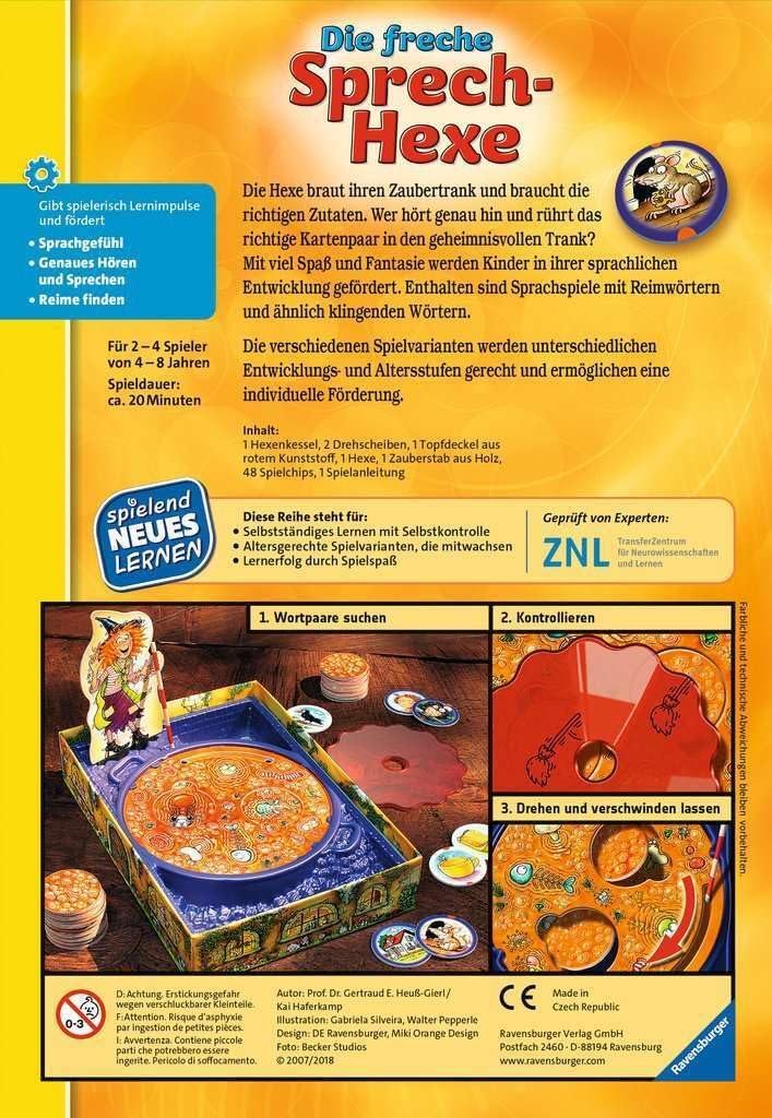 Ravensburger 24956 - Die Lese-Ratte - Spielen und Lernen für Kinder & 24944 - Die freche Sprech-Hexe