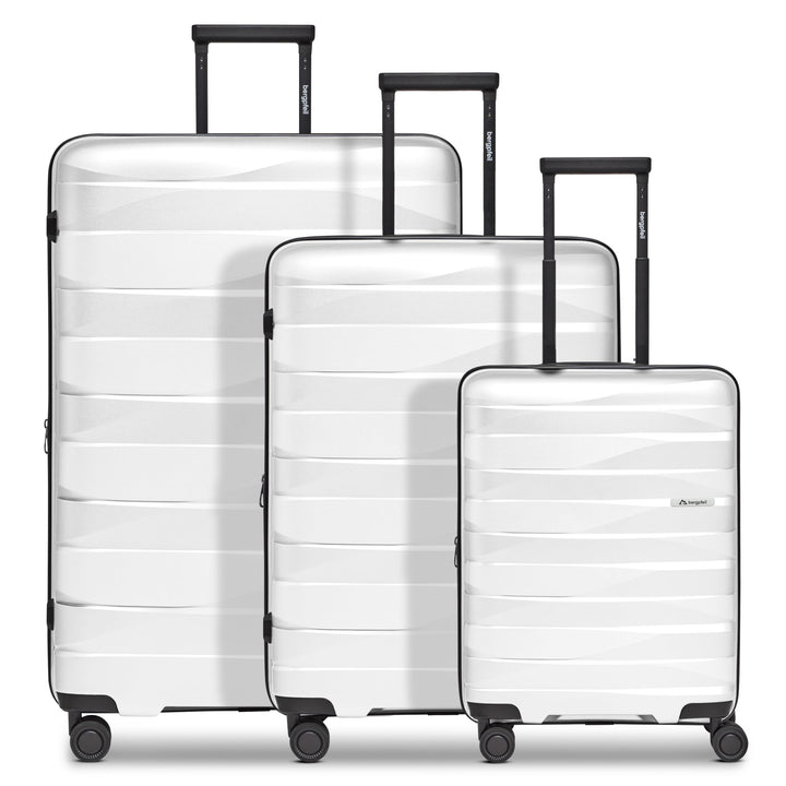 Koffer-Set 3-teilig |Hochwertiges Polypropylen-Material |mit Dehnfalte erweiterbares Koffer-Set Unis