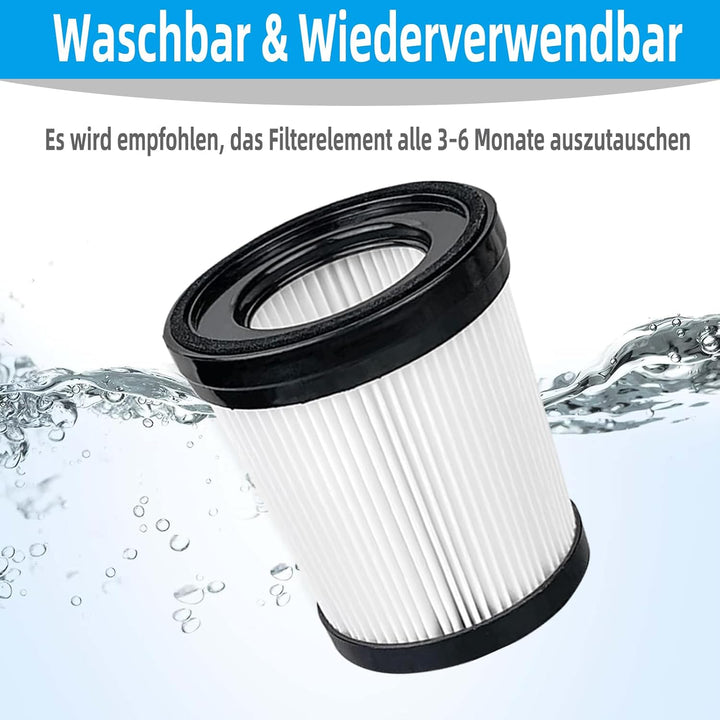 6 Stück HEPA Filter für Lubluelu 202 Ersatzfilter für Fabuletta FSV001 FSV101, Staubsauger Filter fü