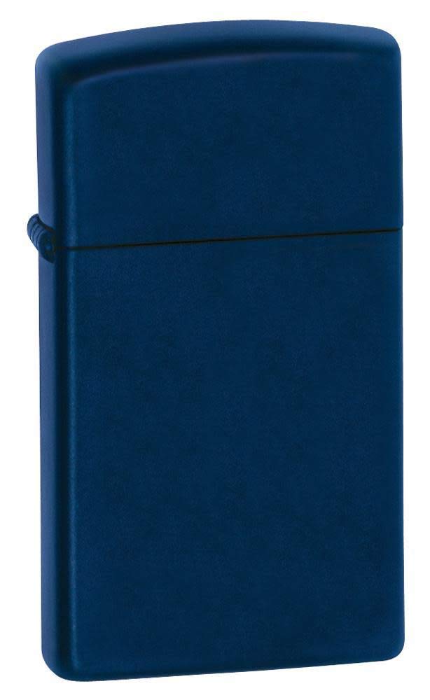 Zippo Mattes Taschenfeuerzeug Schmal Navy, Schmal Navy